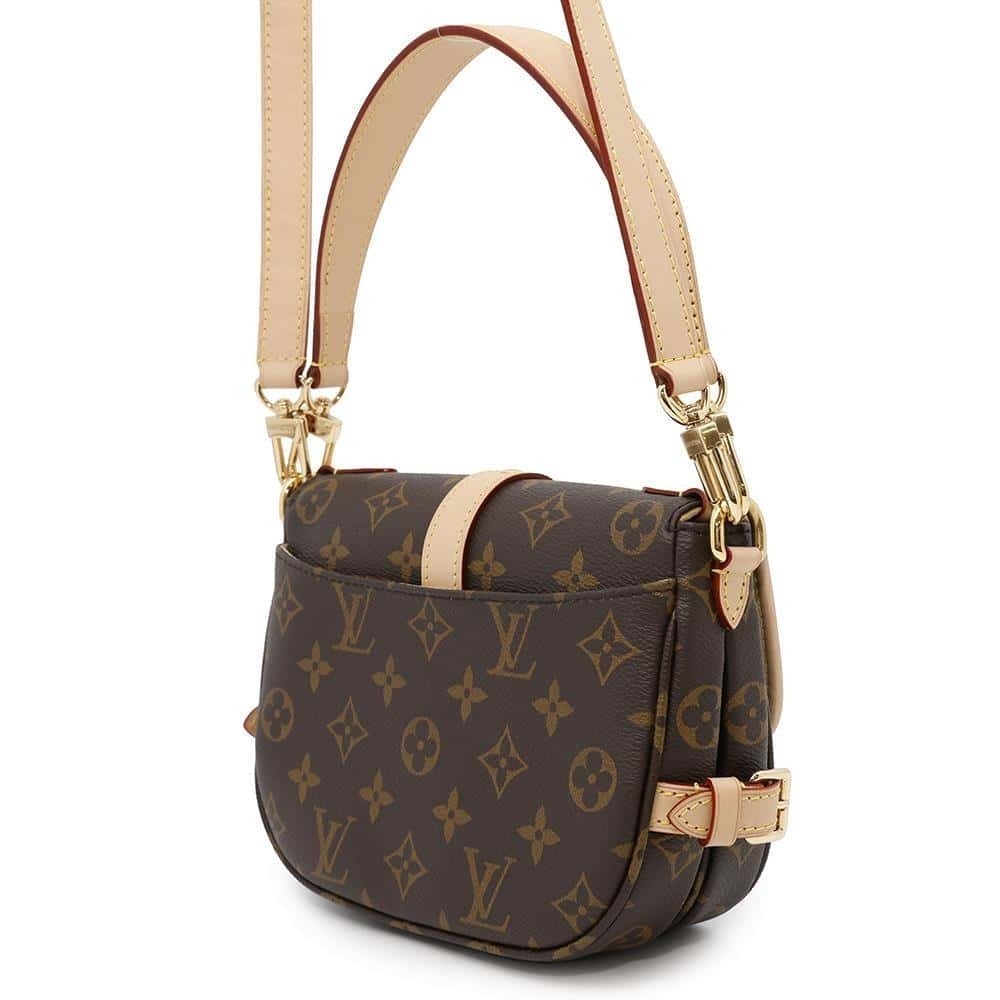 Louis Vuitton Shoulder Saumur Monogram Handbag Bag